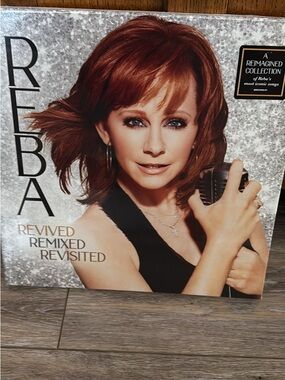 Reba Red Hair Vinyl Album Cover – Reba Revived Remixed Revisited